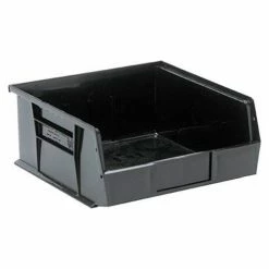 Quantum Storage Systems Quantum Conductive Ultra Stack Bin QUS235CO, 11"W x 10-7/8"D x 5"H - Pkg Qty 6