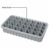 Dandux Width Divider 50P0010027 for Dividable Nesting Box 50P1811030, Gray - Pkg Qty 6