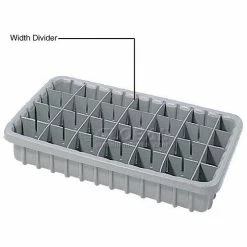 Dandux Width Divider 50P0010047 for Dividable Nesting Box 50P1811050, Gray - Pkg Qty 6