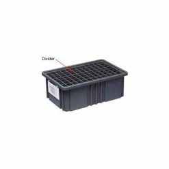 Quantum Storage Systems Quantum Conductive Dividable Grid Container Long Divider - DL93120CO, Sold Pack Of 6
