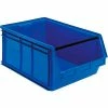 Quantum Storage Systems Quantum Plastic Magnum Stacking Bin, 18"W x 20" x 12", Blue