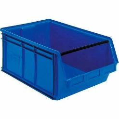 Quantum Storage Systems Quantum Plastic Magnum Stacking Bin, 18"W x 20" x 12", Blue