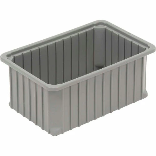 Dandux Dividable Stackable Plastic Box 50P0112080 - 16"L x 11"W x 8"H, Gray 1 Dandux Dividable Stackable Plastic Box 50P0112080 - 16"L x 11"W x 8"H, Gray