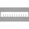 Dandux Width Divider 50P0018027 for Dividable Stackable Box 50P0114034, White - Pkg Qty 6