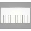 Dandux Width Divider 50P0018083 for Dividable Stackable Box 50P0114090, 50P0114100, 50P0114110,White - Pkg Qty 6