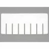 Dandux Width Divider 50P0011043 for Dividable Stackable Box 50P0224050, White - Pkg Qty 6