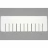 Dandux Length Divider 50P0017053 for Dividable Stackable Box 50P0112060,50P0112070, 50P0112080,White - Pkg Qty 6