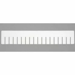Dandux Length Divider 50P0024043 for Dividable Stackable Box 50P0224050, White - Pkg Qty 6