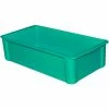 MFG Tray Molded Fiberglass Toteline Stacking Tote 808308 - 22-3/8"L x 12"W x 6"H, Green