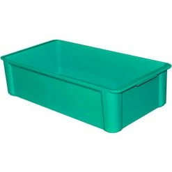 MFG Tray Molded Fiberglass Toteline Stacking Tote 808308 - 22-3/8"L x 12"W x 6"H, Green