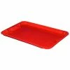 MFG Tray Molded Fiberglass Toteline Nest and Stack Lid 780418 - 20-1/2" x 12-7/8", Pkg Qty 10, Red - Pkg Qty 10