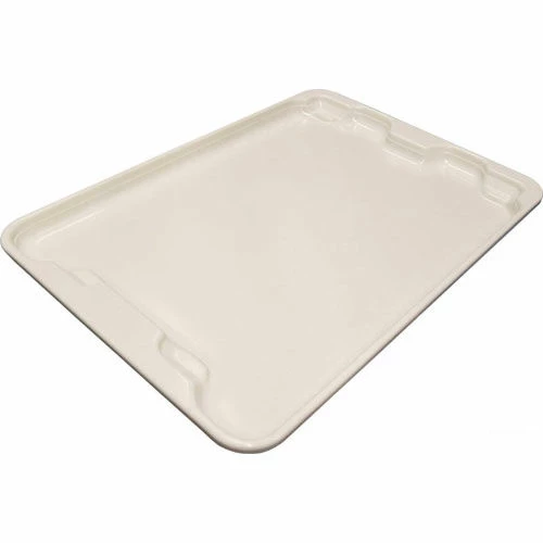 MFG Tray Molded Fiberglass Toteline Nest and Stack Lid 780718 - 27-1/2" x 20", Pkg Qty 5, White - Pkg Qty 5 1 MFG Tray Molded Fiberglass Toteline Nest and Stack Lid 780718 - 27-1/2" x 20", Pkg Qty 5, White - Pkg Qty 5