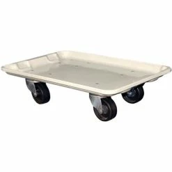 MFG Tray Molded Fiberglass Toteline Dolly 780438 for 20-1/2" x 12-7/8" x 8" Tote, White