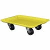MFG Tray Molded Fiberglass Toteline Dolly 780438 for 20-1/2" x 12-7/8" x 8" Tote, Yellow