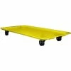 MFG Tray Molded Fiberglass Dolly 780138 for 42-1/2" x 20" x 14-1/4" Tote, Yellow