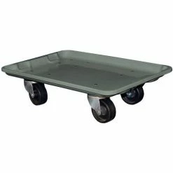 MFG Tray Molded Fiberglass Toteline Dolly 780338 for 19-3/4" x 12-1/2" x 6" Tote, Gray