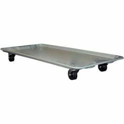 MFG Tray Molded Fiberglass Dolly 780138 for 42-1/2" x 20" x 14-1/4" Tote, Gray