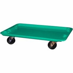 MFG Tray Molded Fiberglass Toteline Dolly 780538 for 24-3/8" x 14-7/8" x 8" Tote, Green