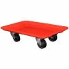 MFG Tray Molded Fiberglass Toteline Dolly 780438 for 20-1/2" x 12-7/8" x 8" Tote, Red