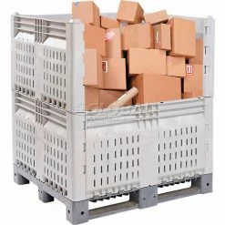 Decade KitBin Vented 14K100 Extended Vented Short Sidewall for Quick Assembly Container