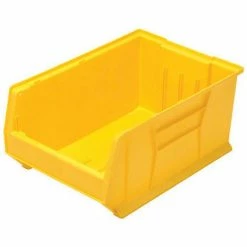 Quantum Storage Systems Quantum Plastic Hulk Stacking Bin, 16-1/2"W x 30"D x 11"H, Yellow
