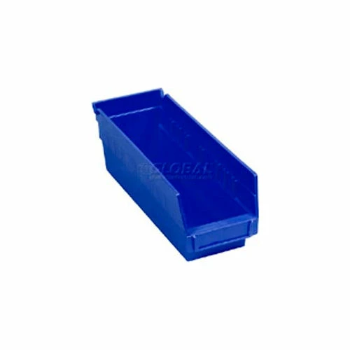 Plastic Nesting Storage Shelf Bin QSB201 4-1/8"W x 11-5/8"D x 6"H Blue - Pkg Qty 36 1 Plastic Nesting Storage Shelf Bin QSB201 4-1/8"W x 11-5/8"D x 6"H Blue - Pkg Qty 36