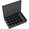 Durham Mfg. Durham Steel Scoop Compartment Box 109-95 - 21 Compartments - Pkg Qty 4