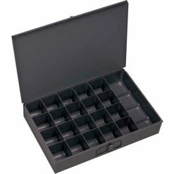 Durham Mfg. Durham Steel Scoop Compartment Box 109-95 - 21 Compartments - Pkg Qty 4