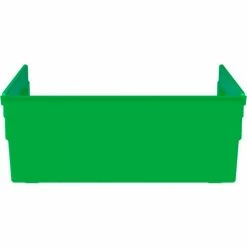 Akro-Mils Plastic Nesting Storage Shelf Bin 30174 - 11-1/8"W x 23-5/8"D x 4"H Green - Pkg Qty 6 -Containers & Organizers Sales Store 30174GREEN 10