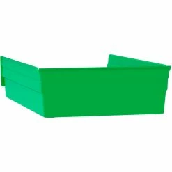 Akro-Mils Plastic Nesting Storage Shelf Bin 30178 - 11-1/8"W x 17-5/8"D x 4"H Green - Pkg Qty 12 -Containers & Organizers Sales Store 30178GREEN 11