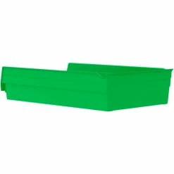 Akro-Mils Plastic Nesting Storage Shelf Bin 30178 - 11-1/8"W x 17-5/8"D x 4"H Green - Pkg Qty 12 -Containers & Organizers Sales Store 30178GREEN 13