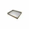Bayhead Products Rotationally Molded Plastic Tray 21-1/2x17x1-1/2 Gray