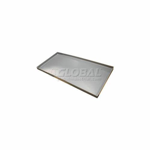 Bayhead Products Rotationally Molded Plastic Tray 39 x18-3/4 x 1-1/2 Gray 1 Bayhead Products Rotationally Molded Plastic Tray 39 x18-3/4 x 1-1/2 Gray