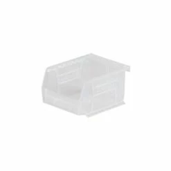 Akro-Mils® AkroBin® Plastic Stack & Hang Bin, 11"W x 18"D x 10"H, Clear - Pkg Qty 6