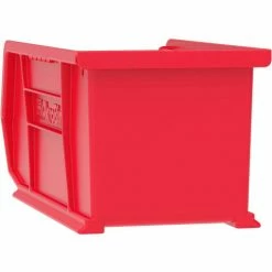 Akro-Mils® AkroBin® Plastic Stack & Hang Bin, 6"W x 9-1/4"D x 5"H, Red - Pkg Qty 12 -Containers & Organizers Sales Store 30237RED SS01 R01 C14