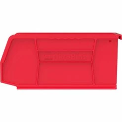Akro-Mils® AkroBin® Plastic Stack & Hang Bin, 6"W x 9-1/4"D x 5"H, Red - Pkg Qty 12 -Containers & Organizers Sales Store 30237RED SS01 R01 C19