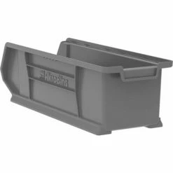 Akro-Mils® Super-Size AkroBin® Plastic Stacking Bin, 8-1/4"W x 23-7/8"D x 7"H, Gray - Pkg Qty 4 -Containers & Organizers Sales Store 30284GRAY C12