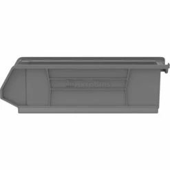 Akro-Mils® Super-Size AkroBin® Plastic Stacking Bin, 8-1/4"W x 23-7/8"D x 7"H, Gray - Pkg Qty 4 -Containers & Organizers Sales Store 30284GRAY C16