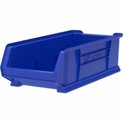 Akro-Mils® Super-Size AkroBin® Plastic Stacking Bin, 11"W x 23-7/8"D x 7"H, Blue - Pkg Qty 4