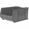 Akro-Mils® Super-Size AkroBin® Plastic Stacking Bin, 18-1/4"W x 23-7/8"D x 12"H, Gray