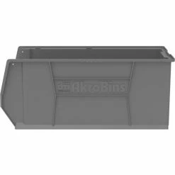 Akro-Mils® Super-Size AkroBin® Plastic Stacking Bin, 18-3/8"W x 29-1/4"D x 12"H, Gray -Containers & Organizers Sales Store 30290GRAY C16
