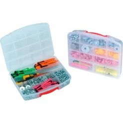 Quantum Storage Systems Quantum QB900 Organizer Box -10 Compartments - 13"L x 10-1/4"W x 2-3/8"H - Pkg Qty 6