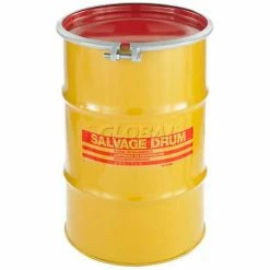 Global Industrial™ Carbon Steel Salvage Transport Overpack Drum 55 Gallon Open Head