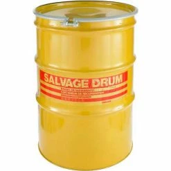 Global Industrial™ Carbon Steel Salvage Transport Overpack Drum 85 Gallon Open Head