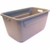 New England Plastics Tote-Alls Tote Container 24-1/8"L x 14-3/8"W x 12"H, Gray - Pkg Qty 10