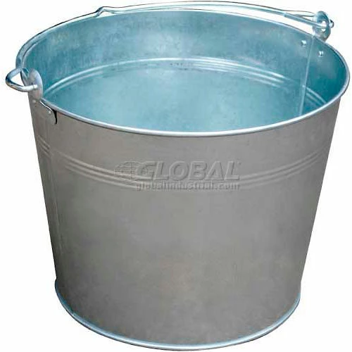 Vestil Galvanized Steel Bucket BKT-GAL-325 3-1/4 Gallon Capacity 1 Vestil Galvanized Steel Bucket BKT-GAL-325 3-1/4 Gallon Capacity