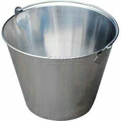 Vestil Stainless Steel Bucket BKT-SS-325 3-1/4 Gallon Capacity