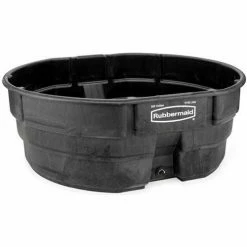 Rubbermaid® Black Commercial Stock Tank, 300 Gallon Capacity