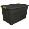 Sterilite 19453V04 Industrial Latch Tote 35 Gallon 32-1/2 X 19-3/4 X 18-5/8 Flat Gray - Pkg Qty 4