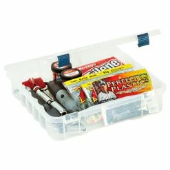 Plano Molding Plano ProLatch™ XL StowAway® Compartment Box, 14"W x 14-3/8"D x 3-1/4"H, Clear - Pkg Qty 2